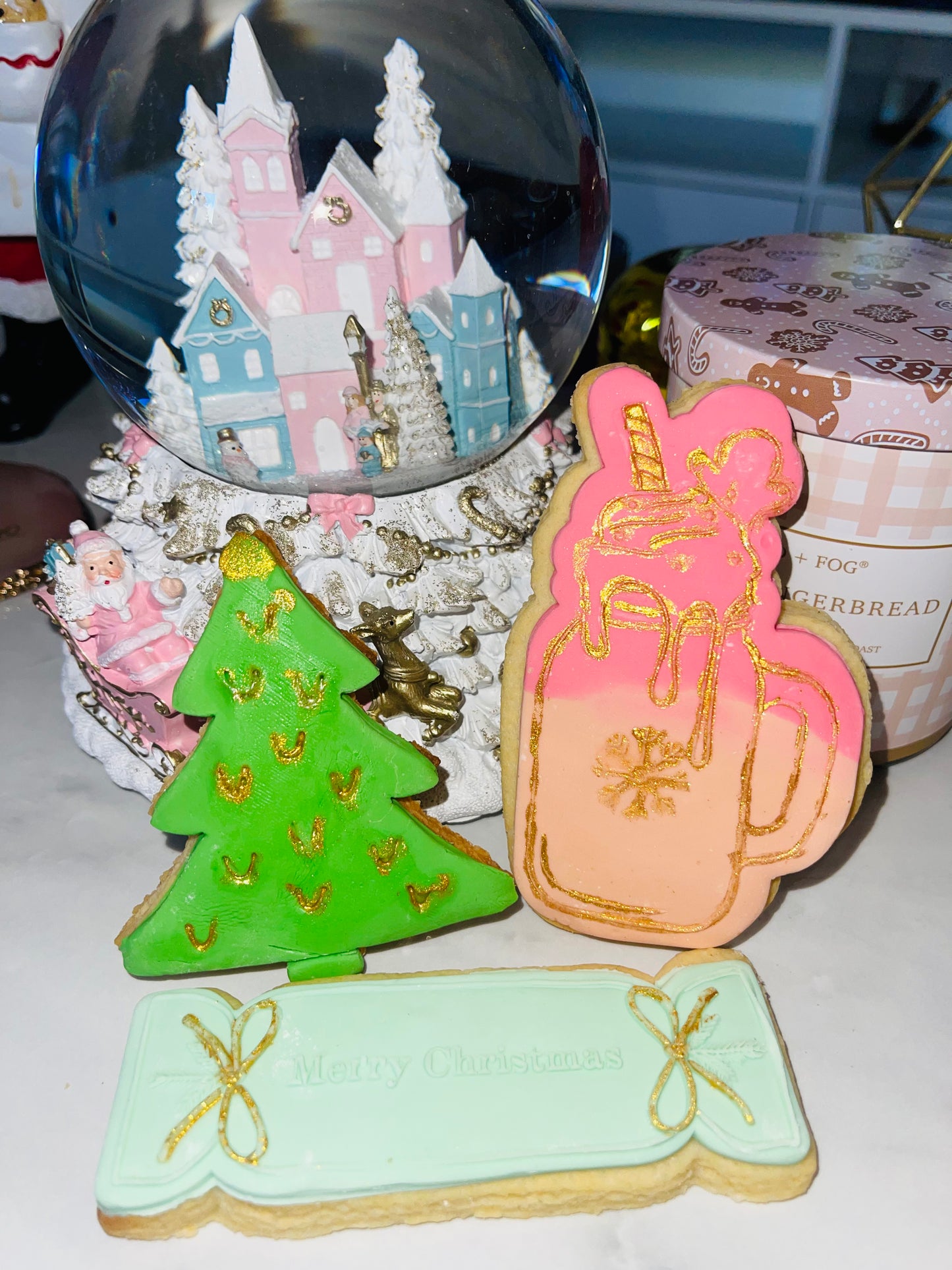 Festive Christmas Cookie Box