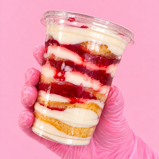 Strawberry Shortcake Cake in a Cup