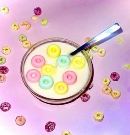 Fruit Loops Bowl Candle
