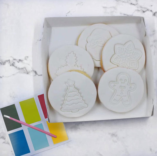 Christmas Paint Your Own Cookie Box
